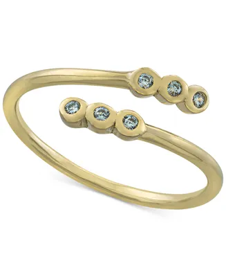 Giani Bernini Cubic Zirconia Bezel Bypass Ring, Created for Macy's