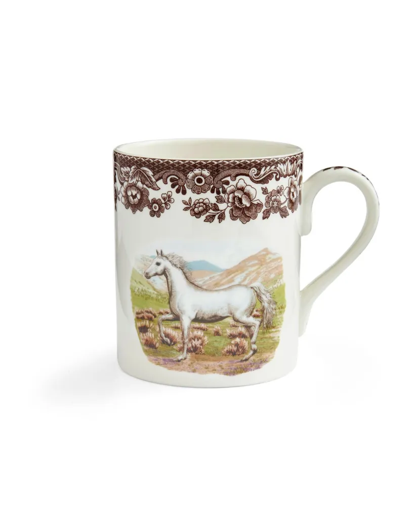 Spode Paint Horse Mug, Set of 4