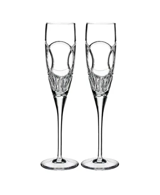 Waterford Love Happiness Flute Pair, 2 Piece