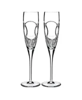 Waterford Love Happiness Flute Pair, 2 Piece