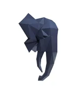 Papercraft World 3D Papercraft Wall Art Diy Kit, Elephant Head Kit