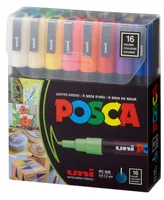 Posca 16-Color Paint Marker Set, Pc