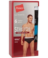 Hanes Men's 6-Pk. Ultimate Stretch Briefs