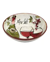 Certified International Wine Country Serving Bowl