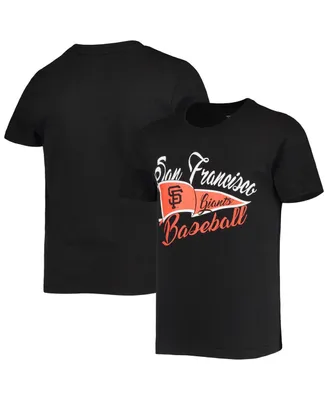Big Girls Black San Francisco Giants Team Fly The Flag T-shirt