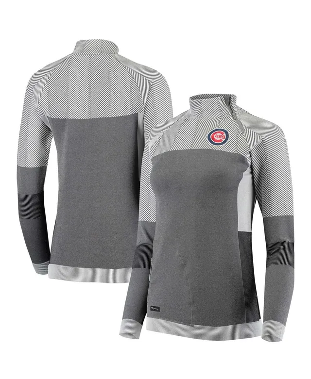 Women's Levelwear Black Boston Red Sox Verse Asymmetrical Raglan Tri-Blend  Quarter-Zip Jacket