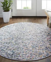 Feizy Kyra R3855 5'6" x 5'6" Round Area Rug