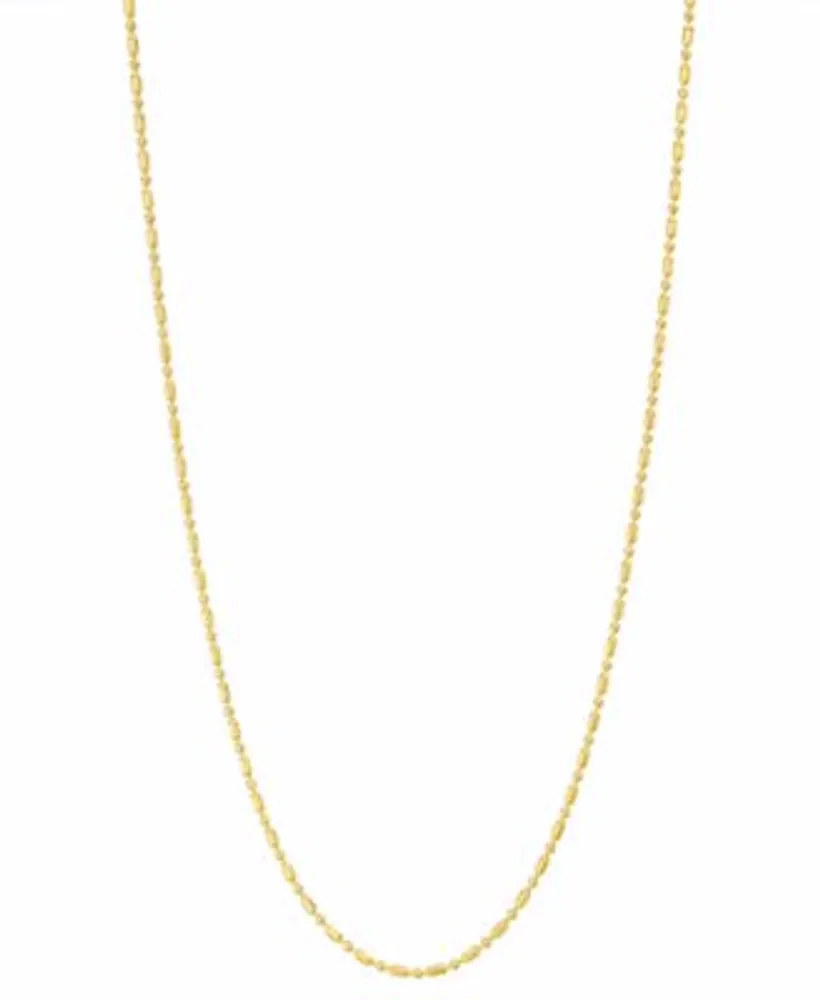 14k Gold Necklace 18 24 Dot Dash Chain