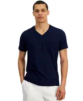 I.n.c. International Concepts Men's Broken-Stripe V-Neck T-Shirt, Created for Macy's