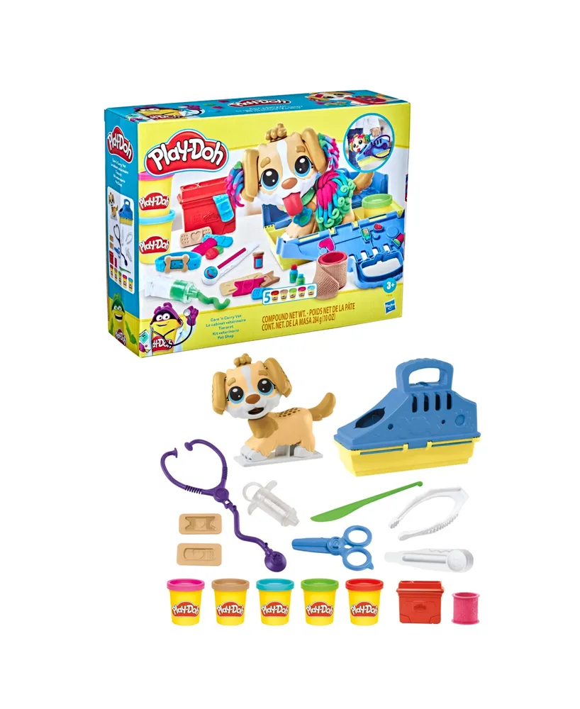 Play-Doh Care and Carry Vet, Set of 17