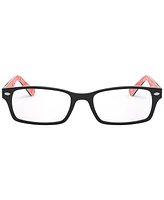 Ray-Ban RX5206 Unisex Rectangle Eyeglasses