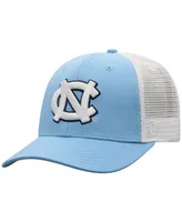 Men's Top of the World Carolina Blue, White North Carolina Tar Heels Trucker Snapback Hat