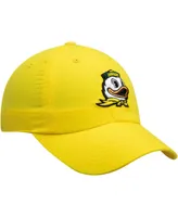 Men's Top of the World Yellow Oregon Ducks Primary Logo Staple Adjustable Hat