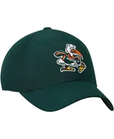 Men's Top of the World Green Miami Hurricanes Staple Adjustable Hat