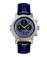 Heritor Automatic Men's Legacy Leather-Band Watch w/Day/Date
