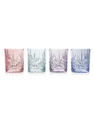 Godinger Dublin Double Old-Fashioned Glasses, Set of 4