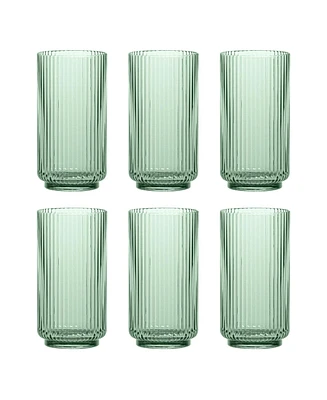 TarHong Mesa Jumbo Premium Acrylic Glasses, Set of 6