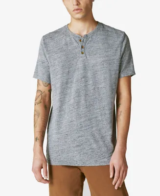 Lucky Brand Men's Classic Henley Short Sleeve T-shirt