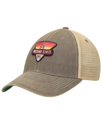 Men's Gray Arizona State Sun Devils Legacy Point Old Favorite Trucker Snapback Hat