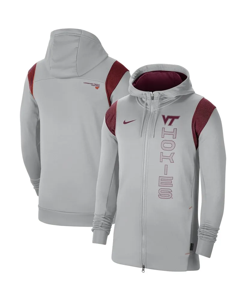 Nike Men's Nike Gray New England Patriots Performance Sideline Lockup Full-Zip  Hoodie