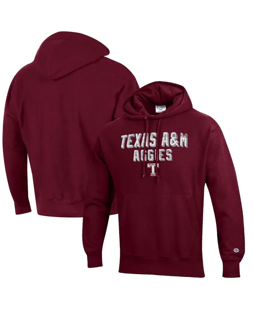 Men's Champion Maroon Texas A&M Aggies 12th Man Centennial Vault Collection Pullover Hoodie