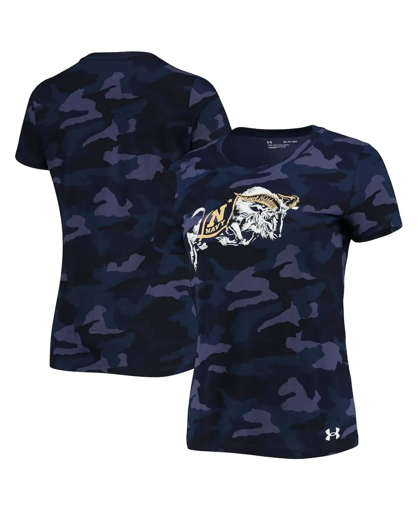 Women's Under Armour Camo Navy Midshipmen T-shirt