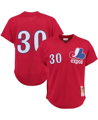 Men's Tim Raines Montreal Expos Mitchell & Ness Batting Practice Jersey - Red