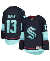 Big Boys Brandon Tanev Deep Sea Blue Seattle Kraken Home Premier Player Jersey