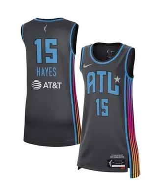 Women's Nike Tiffany Hayes Black Atlanta Dream Rebel Edition Jersey