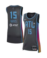 Women's Nike Tiffany Hayes Black Atlanta Dream Rebel Edition Jersey