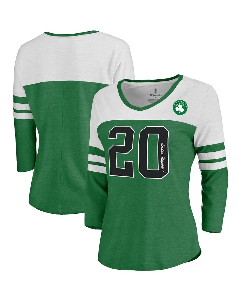 Boston Red Sox Women's Plus Size Celtic V-Neck T-Shirt - Kelly Green