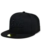 Men's Physical Culture Black Fives Fitted Hat