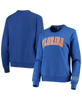 Women's Colosseum Royal Florida Gators Campanile Pullover Sweatshirt