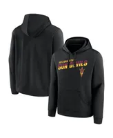 Men's Fanatics Black Arizona State Sun Devils Quick Slant Pullover Hoodie