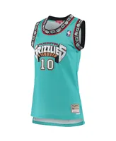 Women's Mitchell & Ness Mike Bibby Turquoise Vancouver Grizzlies 1998-99 Hardwood Classics Swingman Jersey