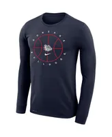 Men's Nike Navy Gonzaga Bulldogs Basketball Icon Legend Performance Long Sleeve T-shirt