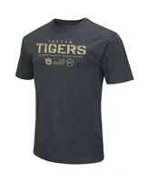 Men's Colosseum Heathered Black Auburn Tigers Oht Military-Inspired Appreciation Flag 2.0 T-shirt