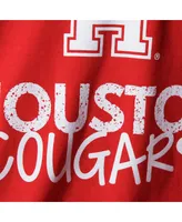 Big Boys Red Houston Cougars Logo T-shirt