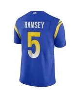 Men's Nike Jalen Ramsey Royal Los Angeles Rams Team Vapor Limited Jersey