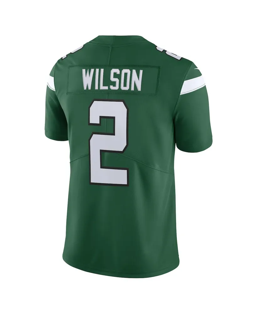 Men's Nike Zach Wilson Gotham Green New York Jets Vapor Limited Jersey