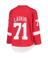 Big Boys Dylan Larkin Red Detroit Wings Home Replica Player Jersey