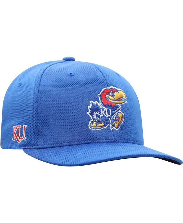 Men's Top of The World Royal Kansas Jayhawks Reflex Logo Flex Hat