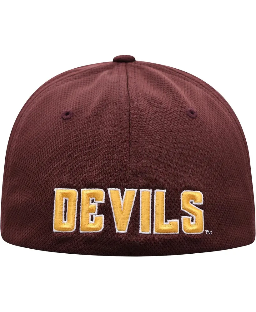 Men's Top of The World Maroon Arizona State Sun Devils Reflex Logo Flex Hat