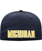 Men's Top of The World Navy Michigan Wolverines Reflex Logo Flex Hat