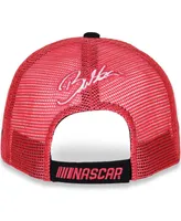 Men's Checkered Flag Black, Red Bubba Wallace Doordash Adjustable Hat