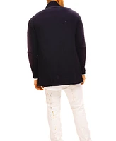 Ron Tomson Men's Modern Relaxed Knit Sweater