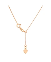 14k Gold Necklace Adjustable 16-20" Box Chain (5/8mm) (Also White and Rose Gold)