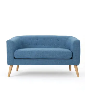 Bridie Muted Mid Century Modern Loveseat