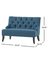 Nicole Contemporary Tufted Settee