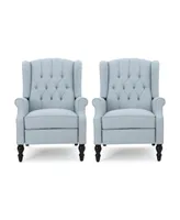 Walter Contemporary Tufted Recliner Set, 2 Piece